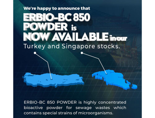 ERBIO-BC 850 POWDER is now available in our Turkey and Singapore stocks.